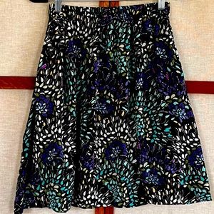 Vintage National Boho A-line Patterned Skirt Made in India - PS